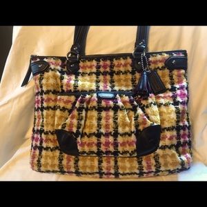 COACH - Emma Daisy Tweed F2508 (Magenta & Mustard)